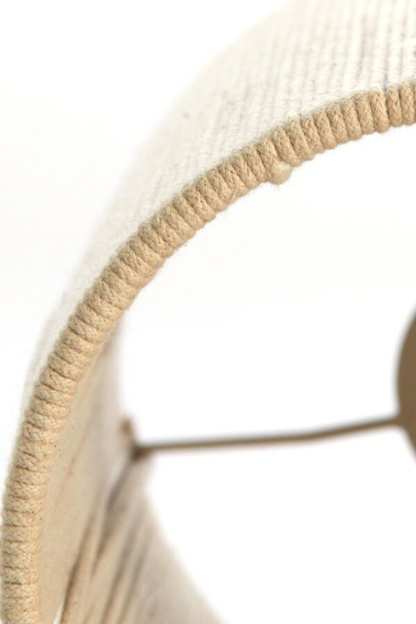 Beige bohemian lampenkap touwweefsel Light & Living Medan - Image 5