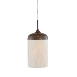 Alternative view of Naturel/bruine hanglamp katoendraad bekervorm Light & Living Dania