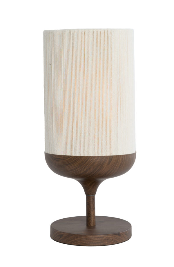 Japandi tafellamp beige/bruin bekervorm Light & Living Dania - Image 2