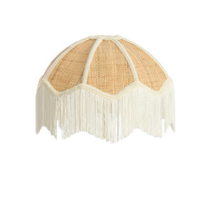 Beige vintage raffia lampenkap Light & Living Malacia