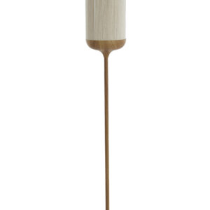 Beige/naturel rechte vloerlamp metaal Light & Living Dania