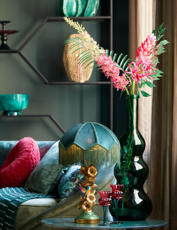 Groene vintage velvet lampenkap Light & Living Malacia - Image 3