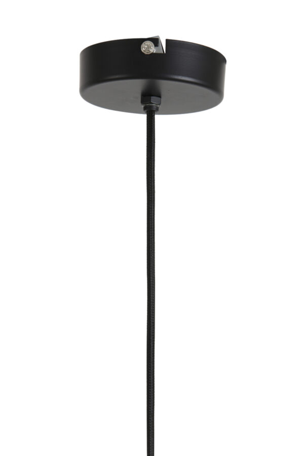 Rustieke zwarte bolvormige hanglamp Light & Living Alvaro - Image 7