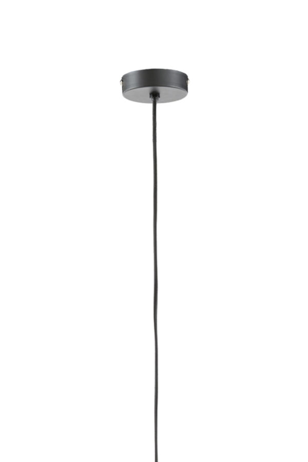 Rustieke ronde zwarte hanglamp Light & Living Deya - Image 6