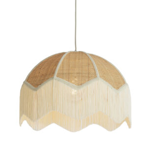 Alternative view of Raffia vintage hanglamp beige Light & Living Malacia
