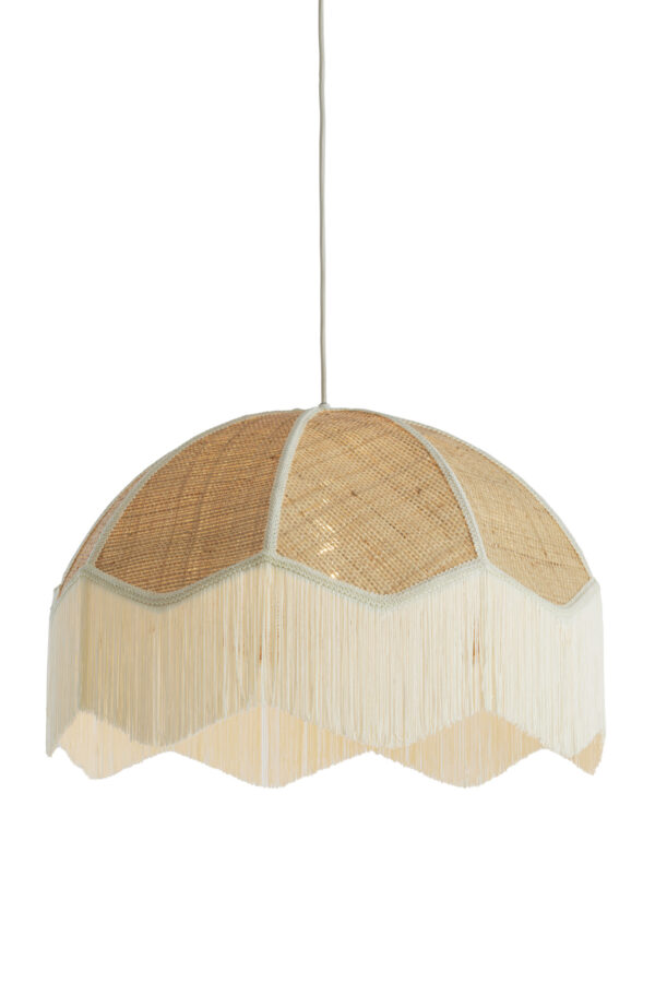 Vintage beige raffia hanglamp Light & Living Malacia - Image 2