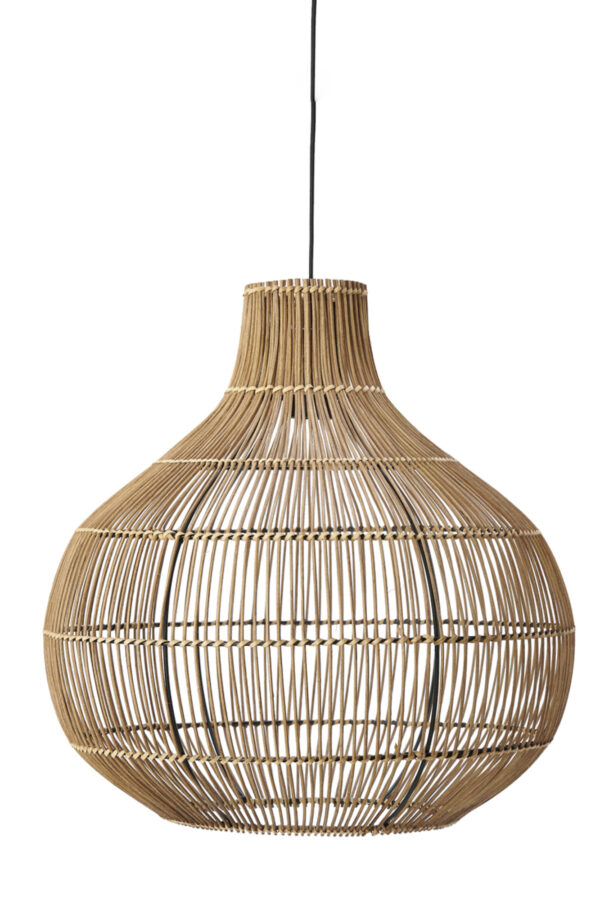 Rustieke bolvormige rotan hanglamp Light & Living Pacino