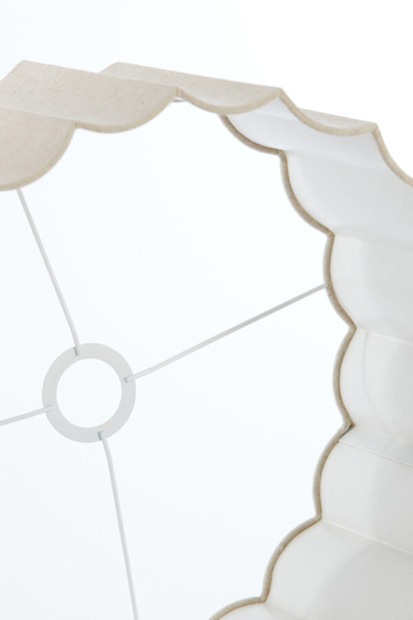 Geplooide cilinder lampenkap beige Light & Living Disli - Image 2
