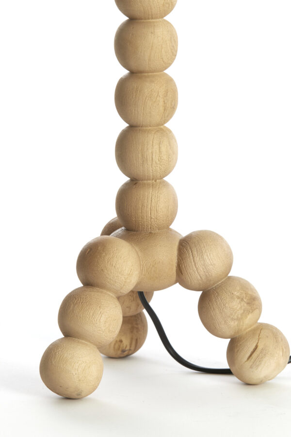 Tafellamp houten bollen naturel Light & Living Veglio - Image 4