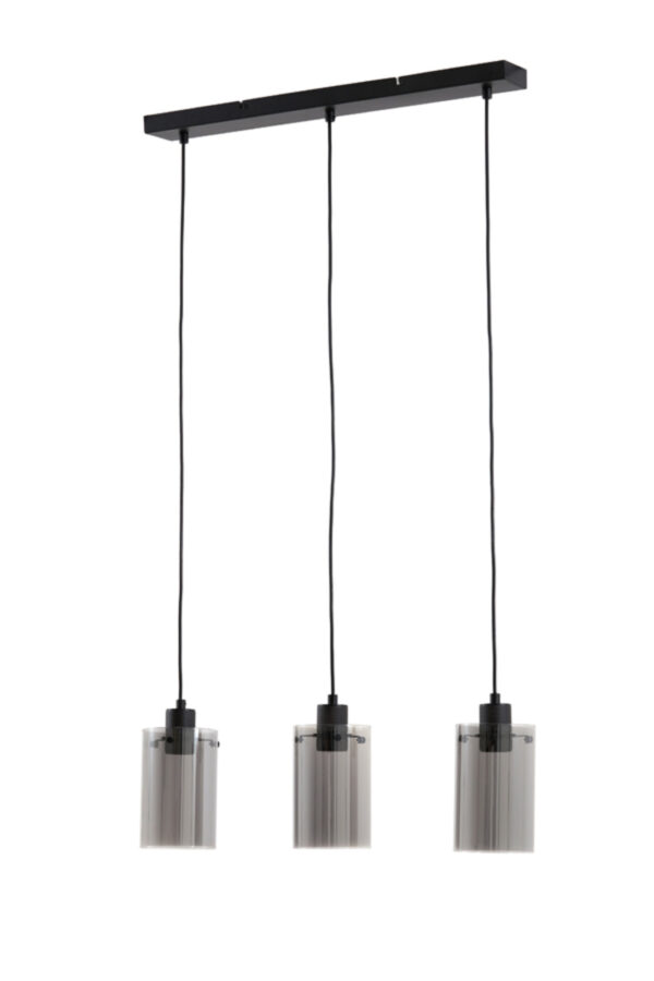 Retro zwarte hanglamp drie lichtpunten Light & Living Vancouver - Image 3