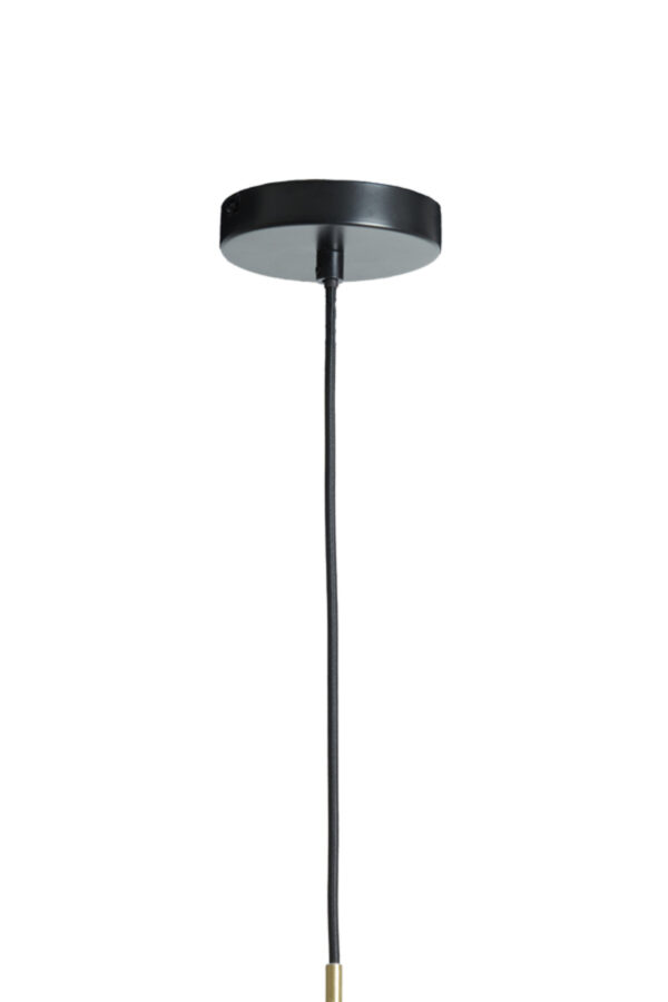 Retro ronde zwarte hanglamp rookglas Light & Living Solna - Image 7