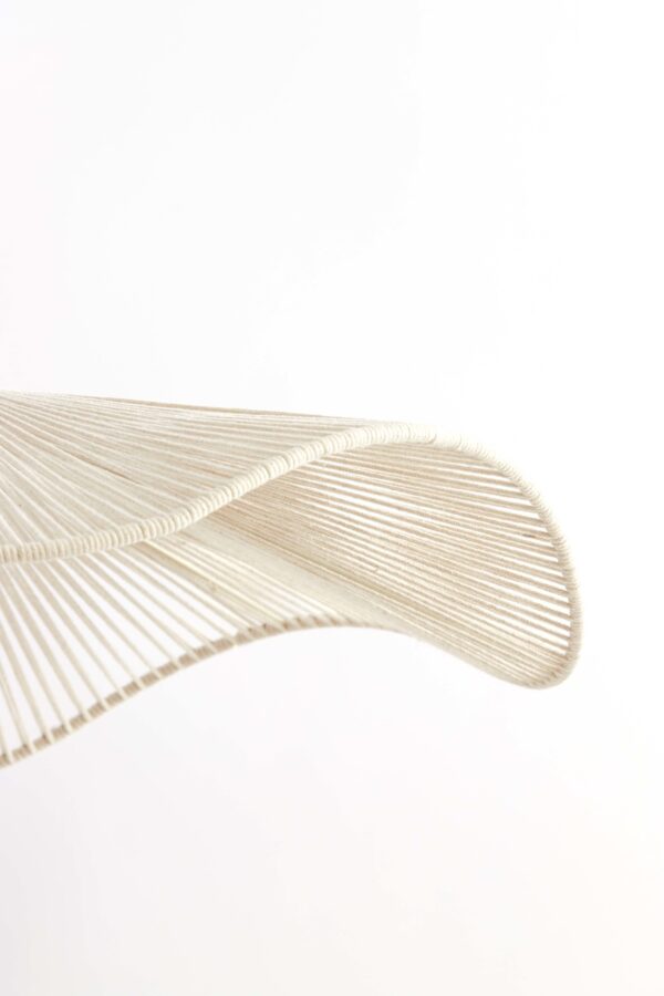 Beige organische hanglamp katoendraad Light & Living Rafa - Image 3