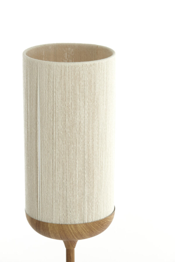 Beige/naturel rechte vloerlamp metaal Light & Living Dania - Image 3