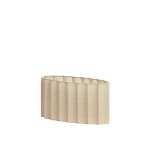 Alternative view of Ovale geplooide lampenkap beige Light & Living Disli