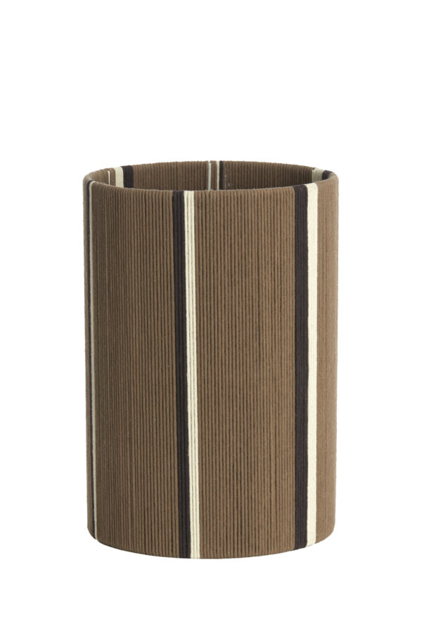 Bruin/beige lampenkap touwweefsel Light & Living Medan