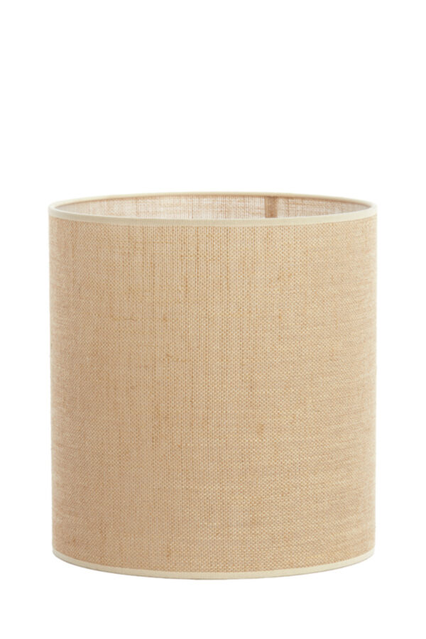 Hoge jute naturel lampenkap Light & Living Sendai