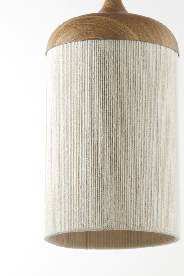 3-licht hanglamp naturel/beige bekervorm Light & Living Dania - Image 6