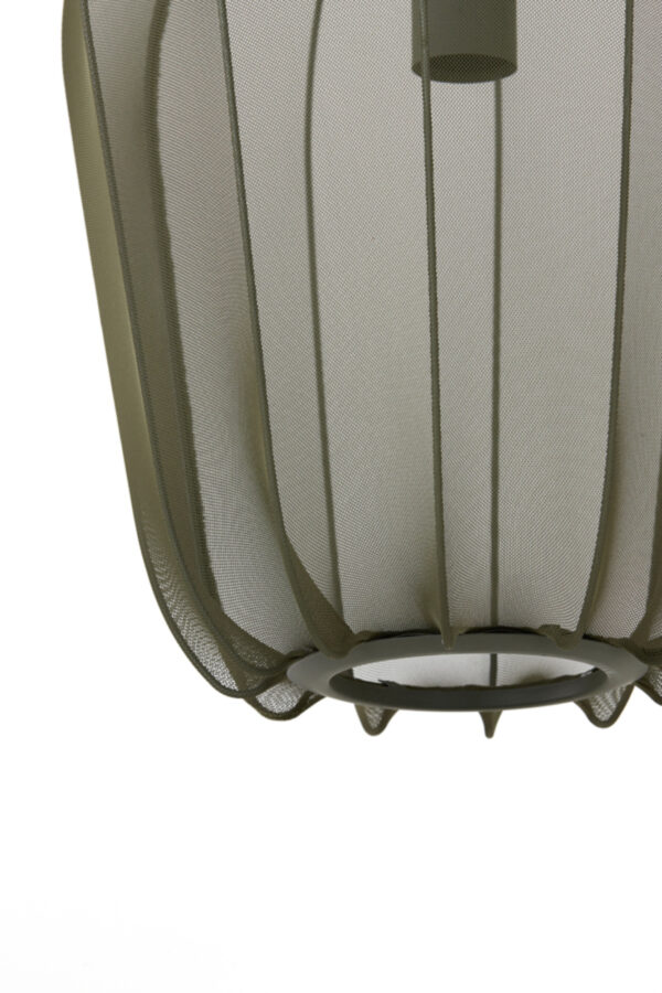 Rustieke groene hanglamp van gaas Light & Living Plumeria - Image 6