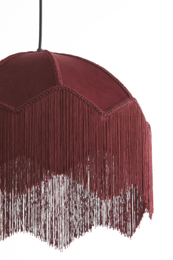 Vintage rode koepel hanglamp velvet Light & Living Malacia - Image 5
