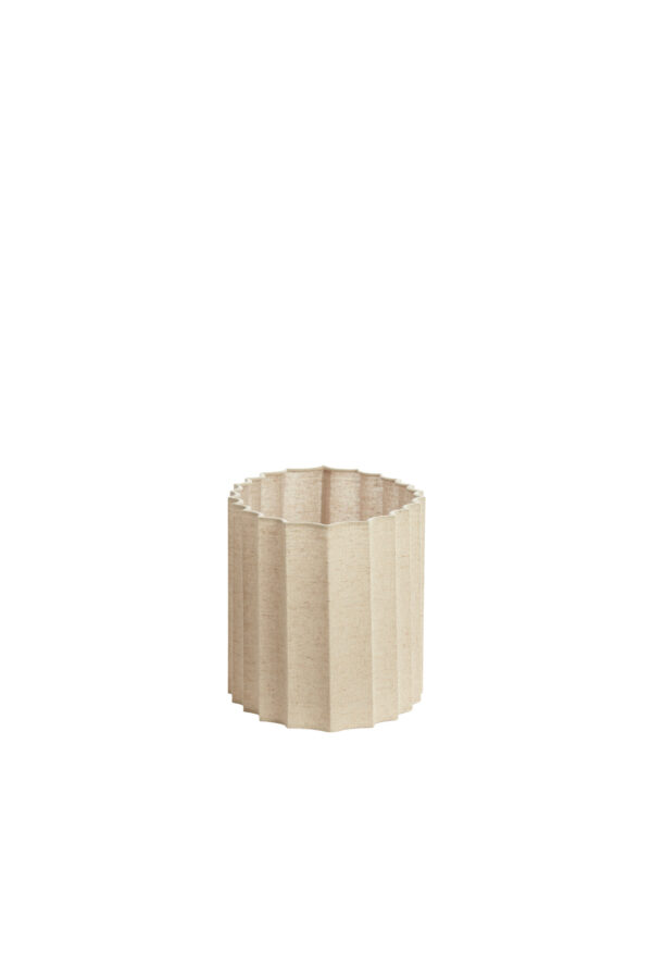Lampenkap ovaal beige geplooid Light & Living Disli - Image 4