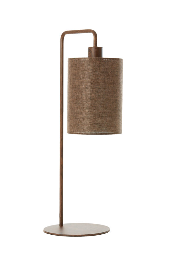 Gebogen japandi tafellamp bruin Light & Living Donio - Image 3
