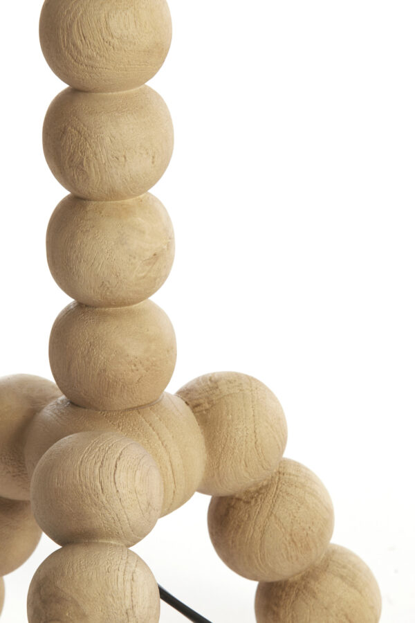 Tafellamp houten bollen naturel Light & Living Veglio - Image 3