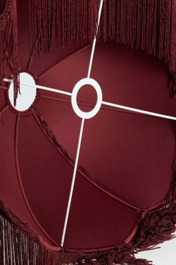 Vintage rode lampenkap velvet Light & Living Malacia - Image 4