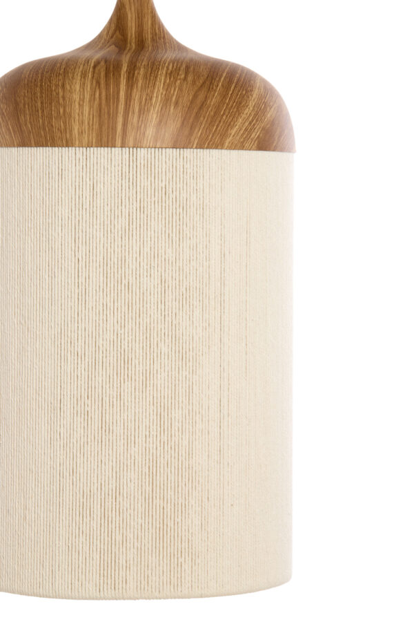 Hanglamp naturel/beige bekervorm katoendraad Light & Living Dania - Image 3