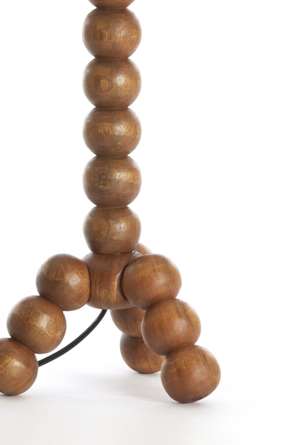 Tafellamp houten bollen lichtbruin Light & Living Veglio - Image 4