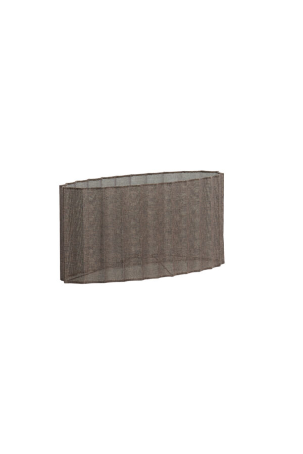 Geplooide lampenkap ovaal bruin Light & Living Disli - Image 2