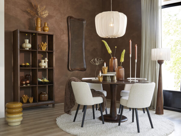 Geplooide cilinder lampenkap beige Light & Living Disli - Image 4