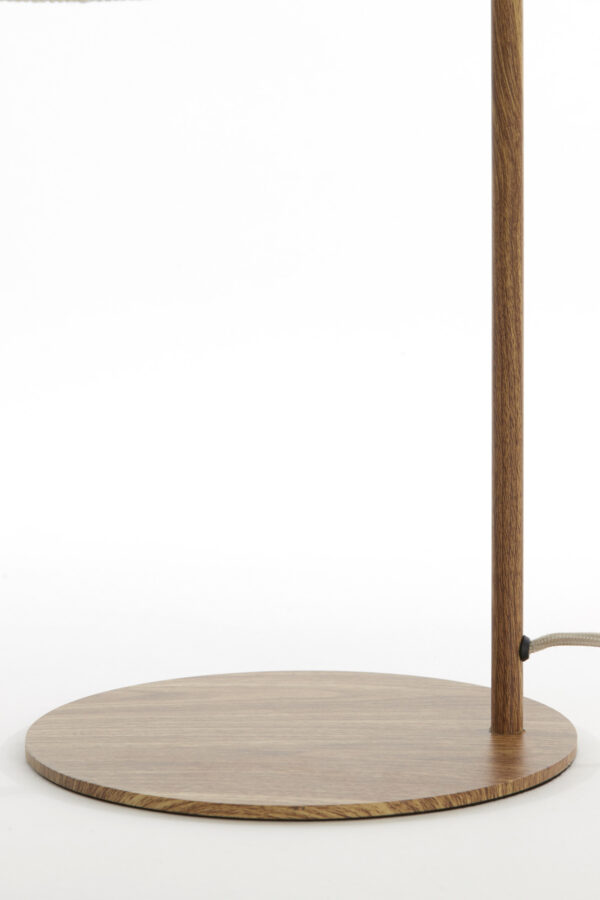 Tafellamp japandi beige/naturel gebogen Light & Living Donio - Image 7