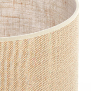 Alternative view of Hoge jute naturel lampenkap Light & Living Sendai