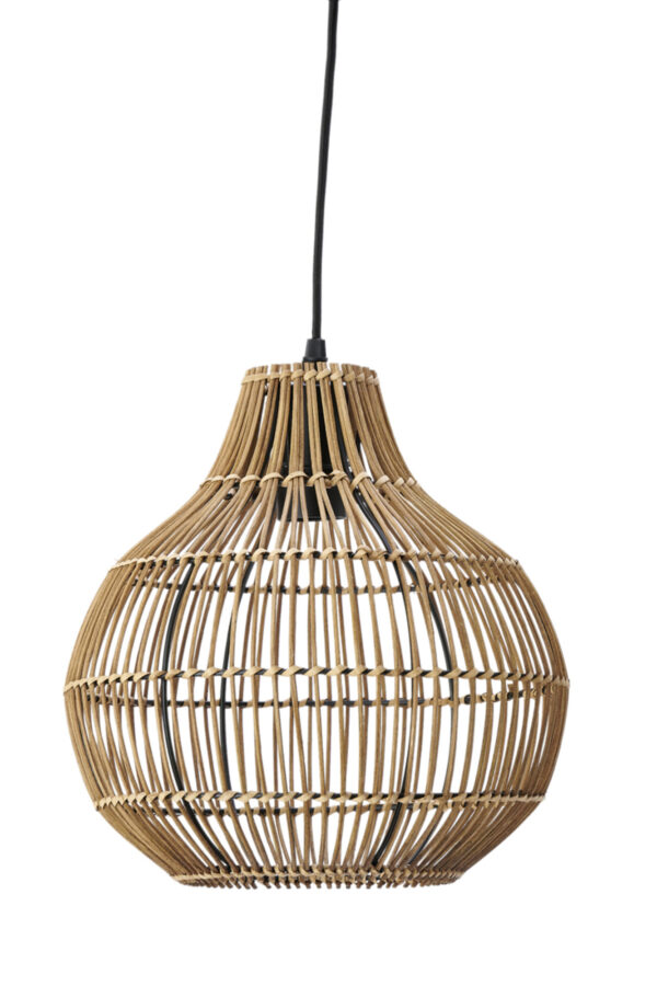 Natuurlijke rotan bolvormige hanglamp Light & Living Pacino