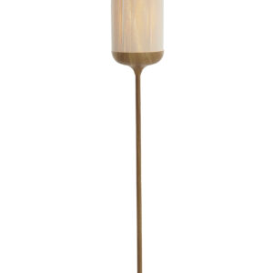 Alternative view of Beige/naturel rechte vloerlamp metaal Light & Living Dania