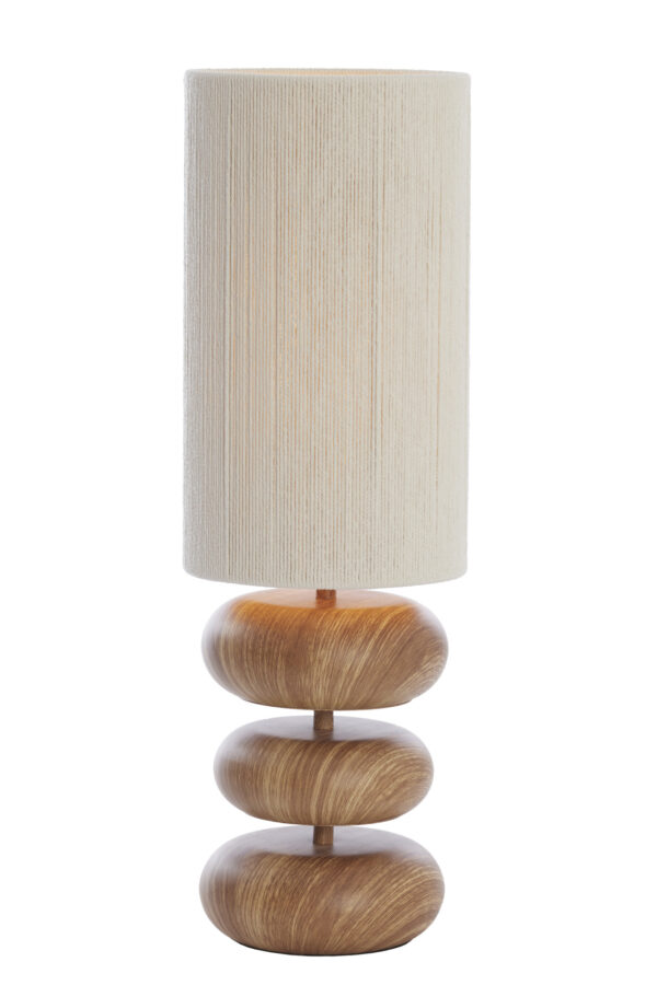 3-houtplateau japandi beige/naturel tafellamp Light & Living Danialo - Image 2