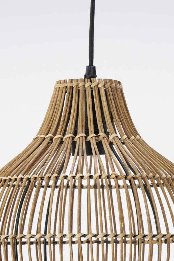 Natuurlijke rotan bolvormige hanglamp Light & Living Pacino - Image 6