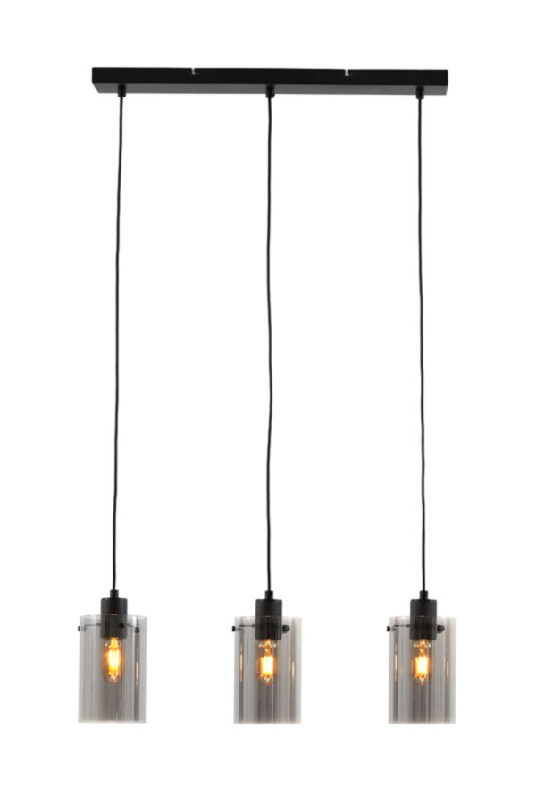 Retro zwarte hanglamp drie lichtpunten Light & Living Vancouver - Image 2
