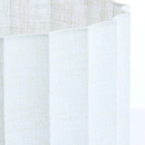 Alternative view of Witte geplooide lampenkap cilinder Light & Living Disli