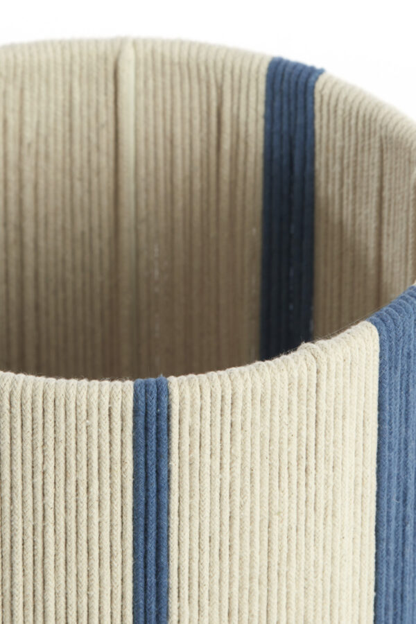 Lampenkap bohemian beige/blauw touwweefsel Light & Living Medan - Image 4