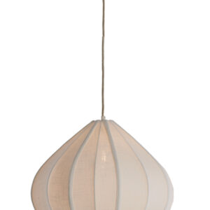 Alternative view of Japandi hanglamp peervorm wit Light & Living Zubeda