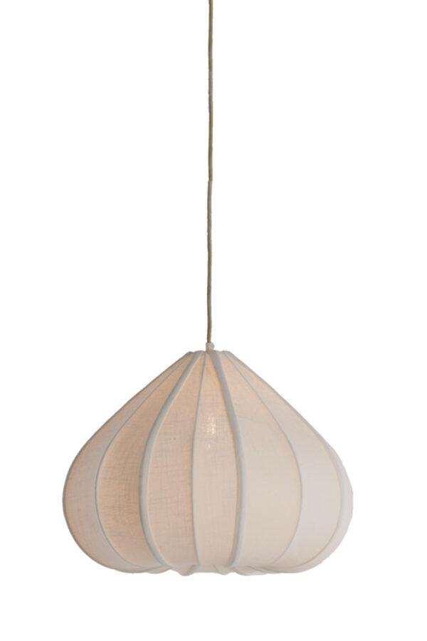 Japandi hanglamp peervorm wit Light & Living Zubeda - Image 2