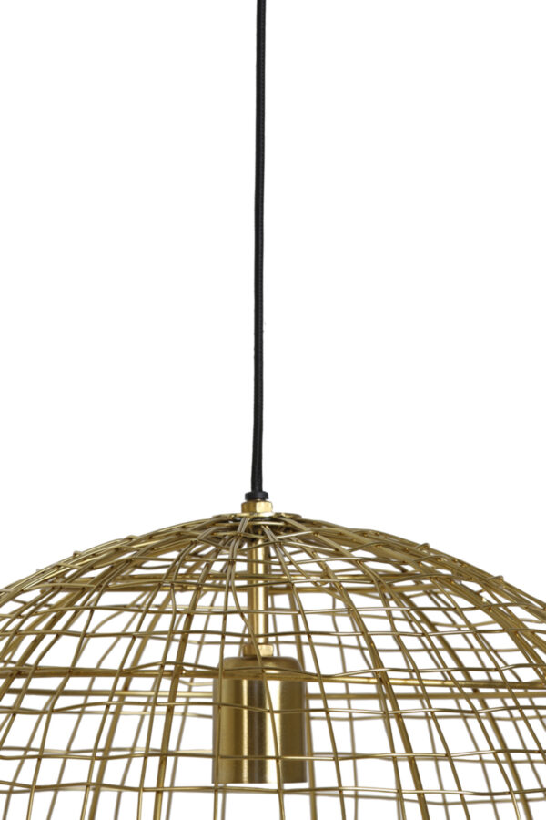 Rustieke ronde gouden hanglamp Light & Living Mirana - Image 2