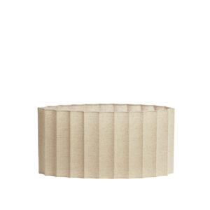 Lampenkap ovaal beige geplooid Light & Living Disli