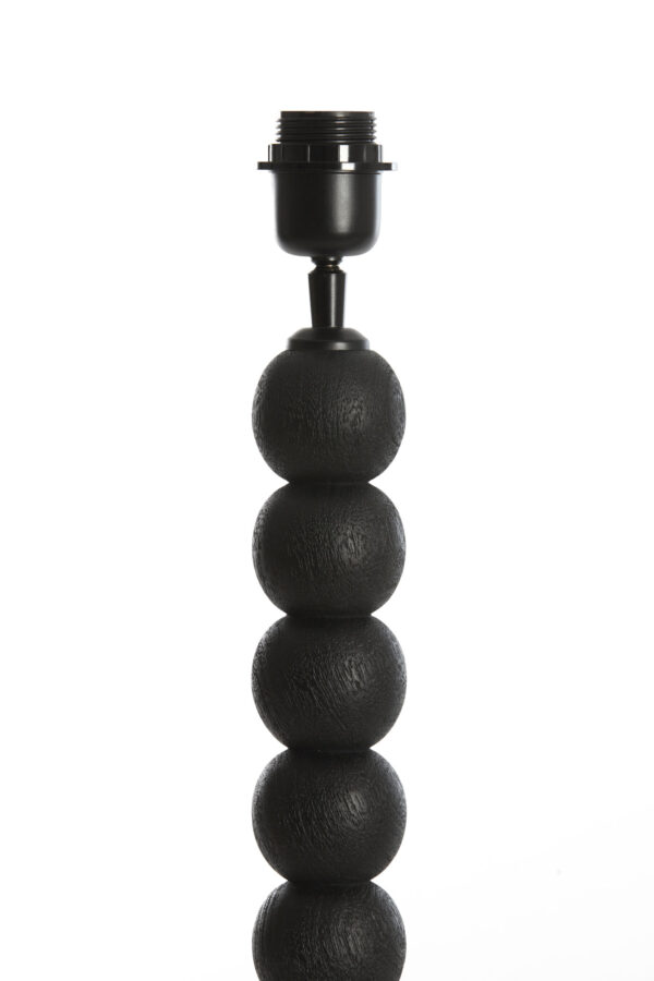 Zwarte tafellamp houten bollen Light & Living Veglio - Image 2