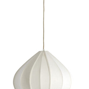Japandi hanglamp peervorm wit Light & Living Zubeda