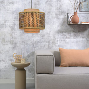 good&mojo-hanglamp-bhutan-naturel/zwart-bamboe-ø40cm-e27-bhutan/h/4034/bn-04
