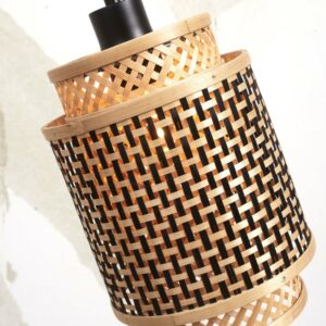 good&mojo-hanglamp-bhutan-naturel/zwart-bamboemetaal-ø18cm-e27-bhutan/h/1825/bn-10