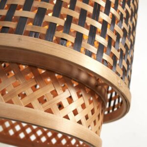 good&mojo-hanglamp-bhutan-naturel/zwart-bamboemetaal-ø18cm-e27-bhutan/h/1825/bn-11