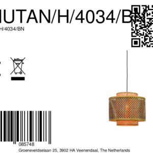 good&mojo-hanglamp-bhutan-naturel/zwart-bamboe-ø40cm-e27-bhutan/h/4034/bn-8a